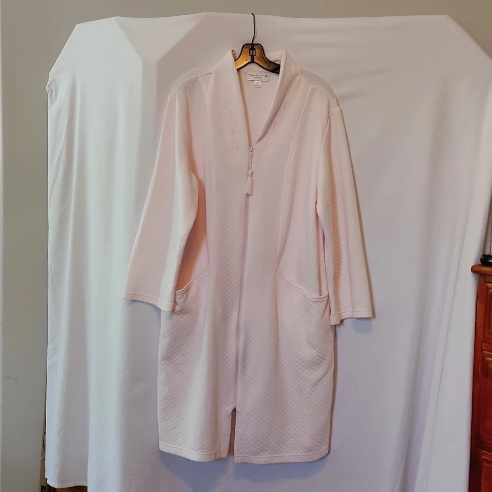 Miss Elaine Woman's zip up, Bathrobe 2 X - Picture 2 of 5